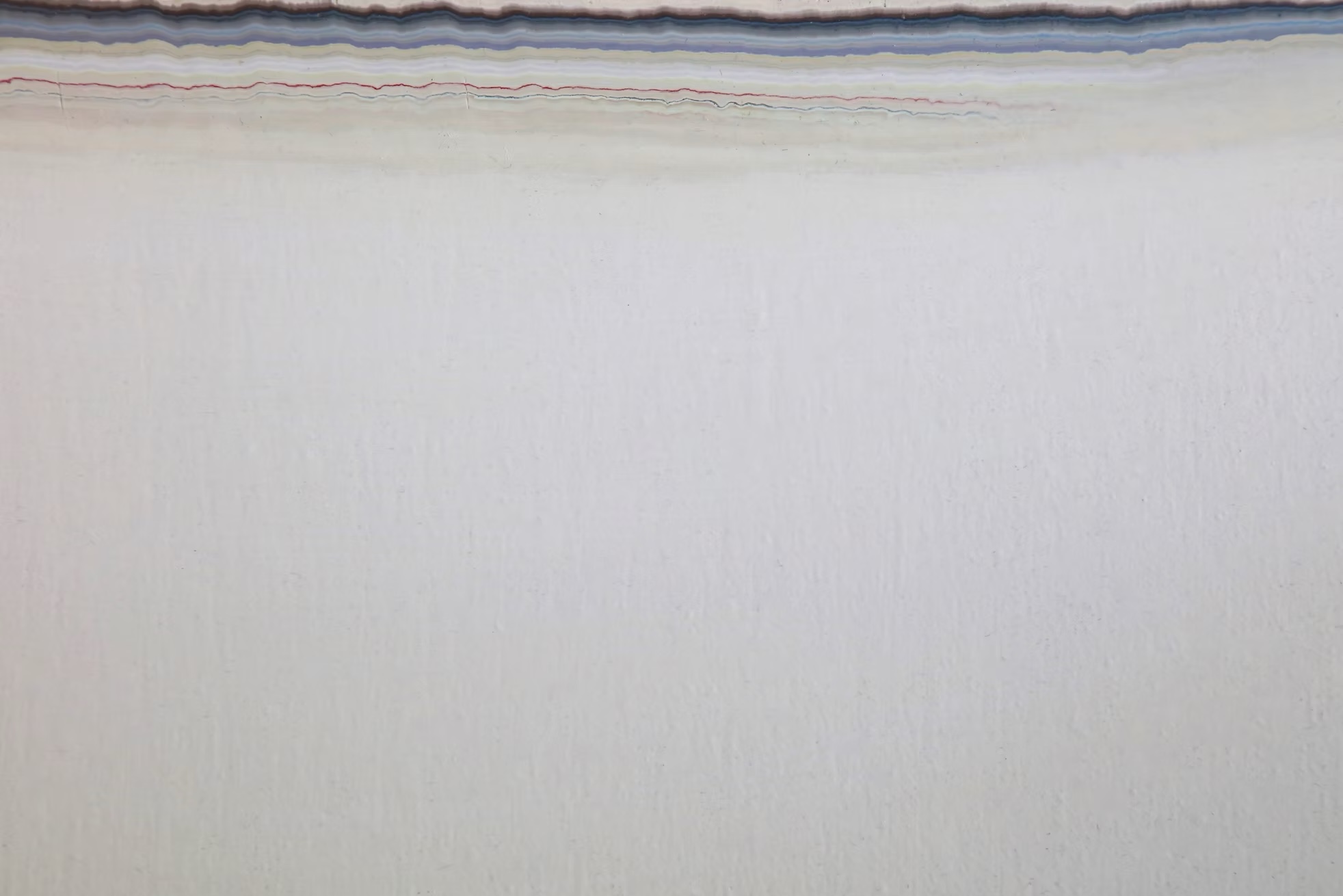 Kai Rennes, All Things Shining — detail, striations of colour along the edge