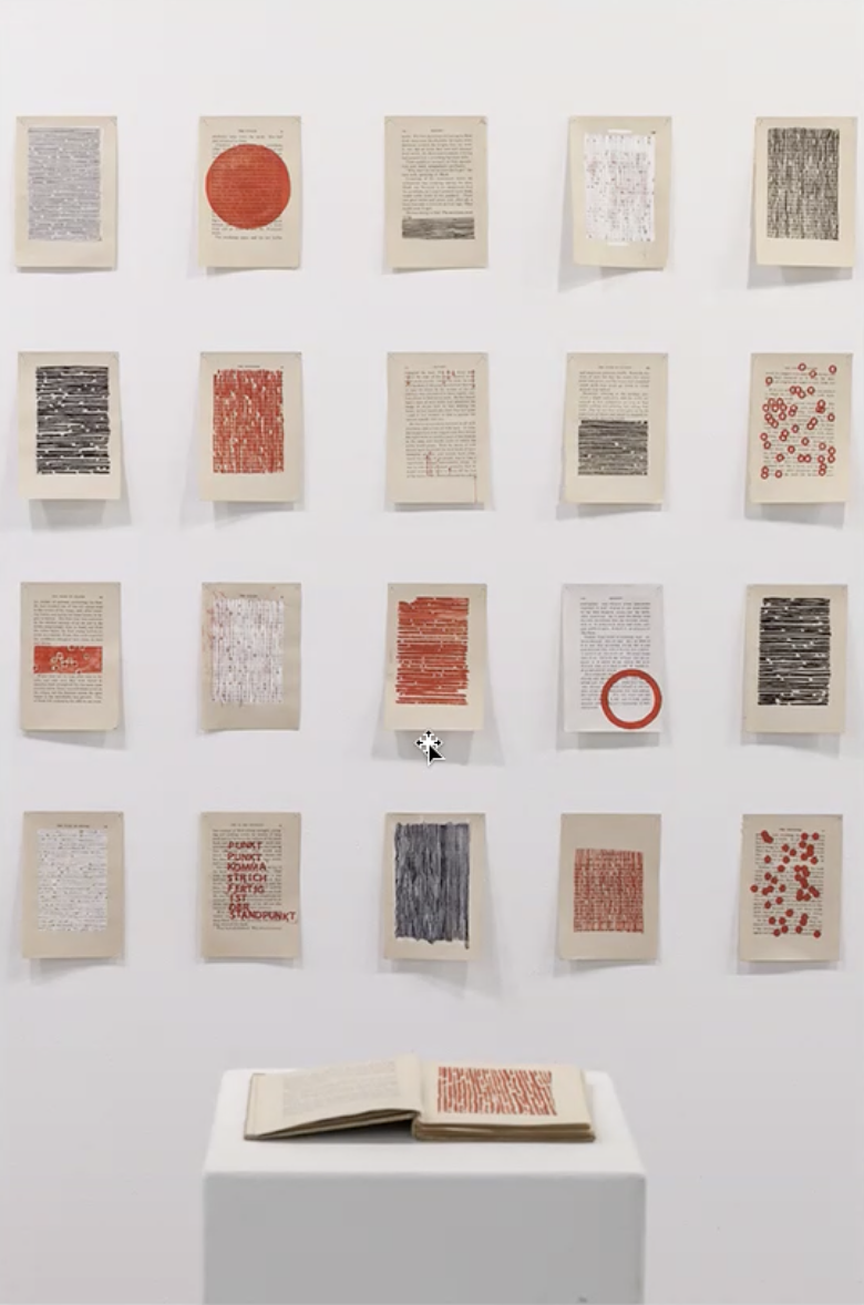 NightLadder exhibition — artist books and works on paper