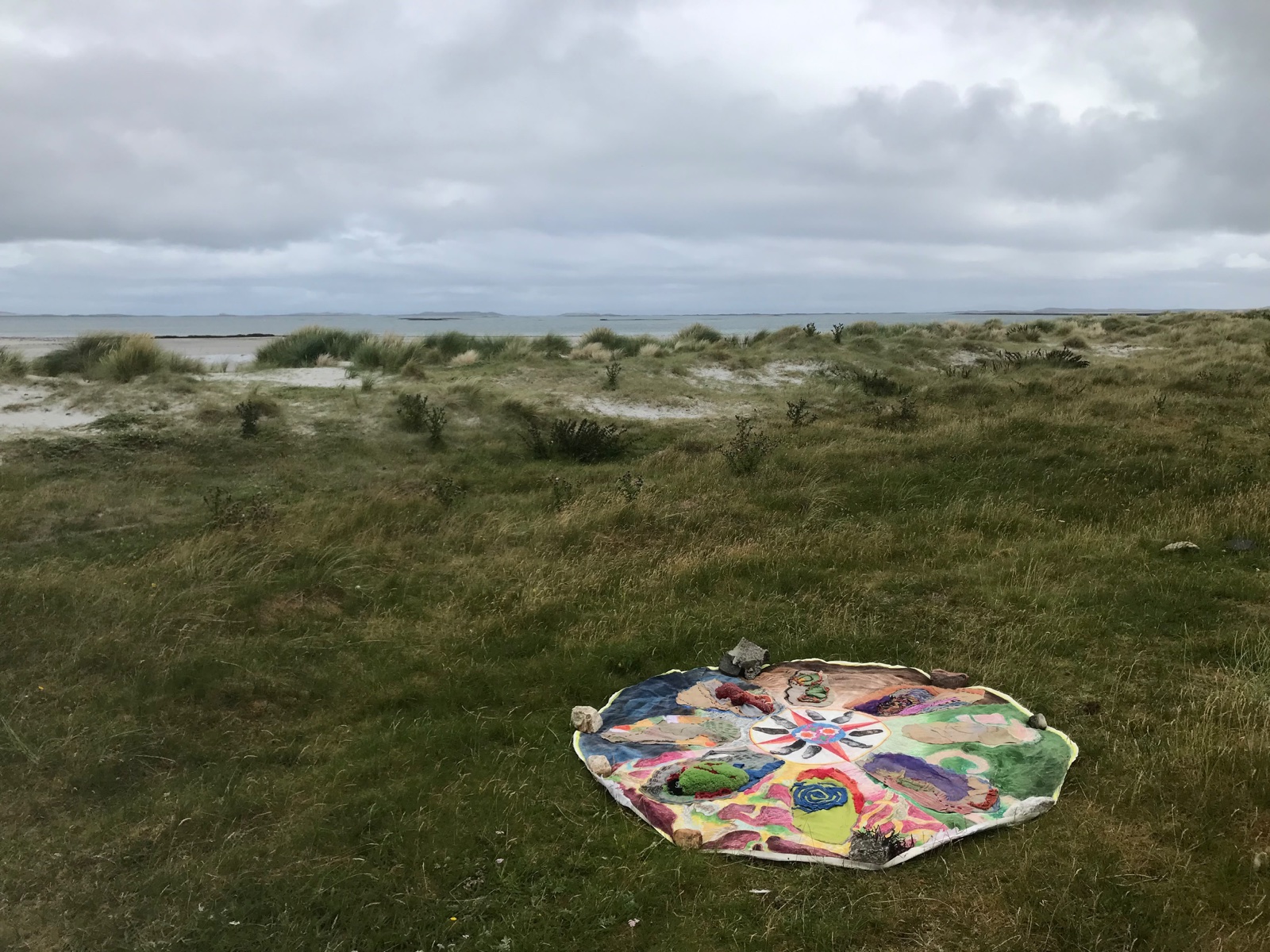 Stone Compass — laid out in the dunes