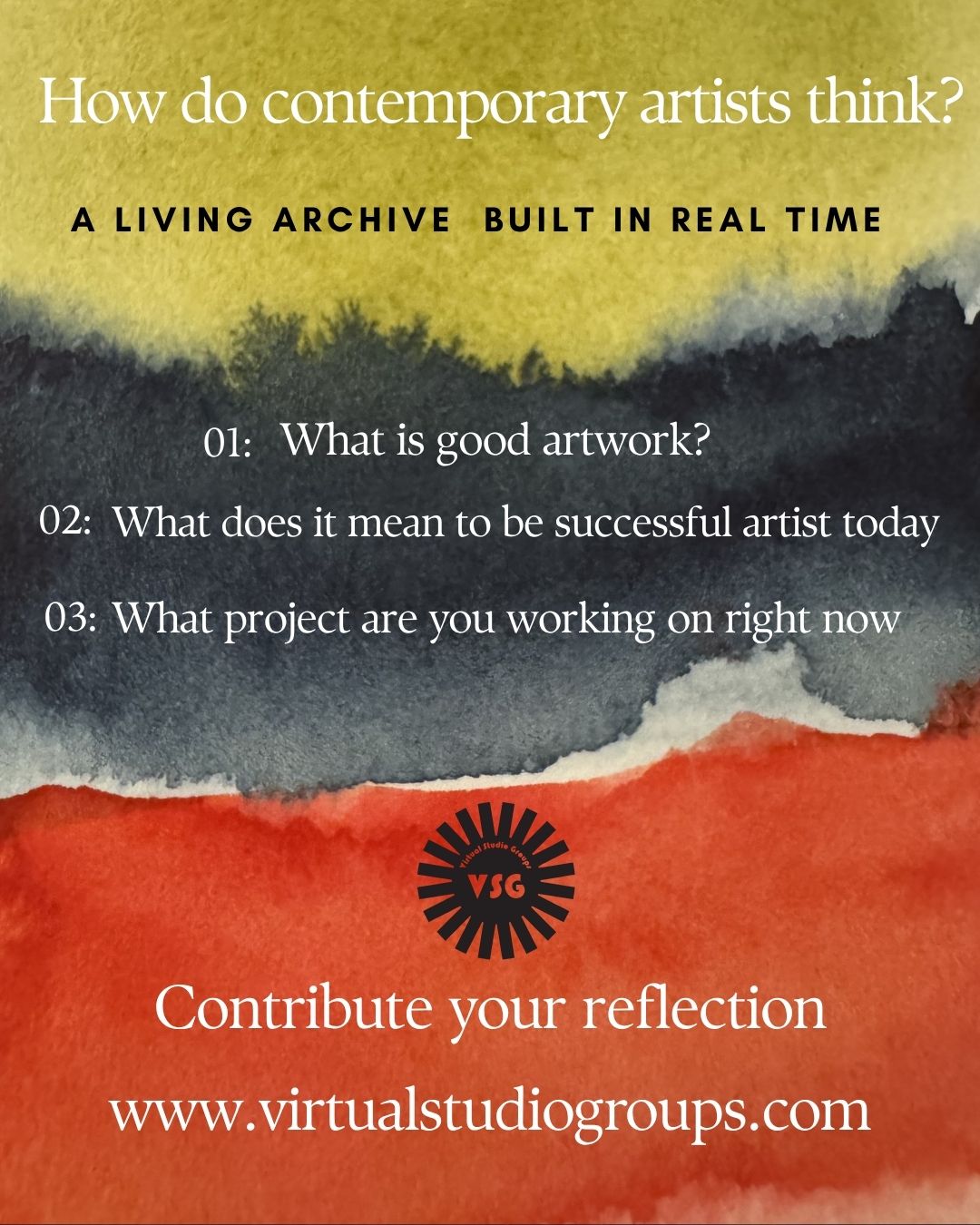 Reflections Archive — How do contemporary artists think?